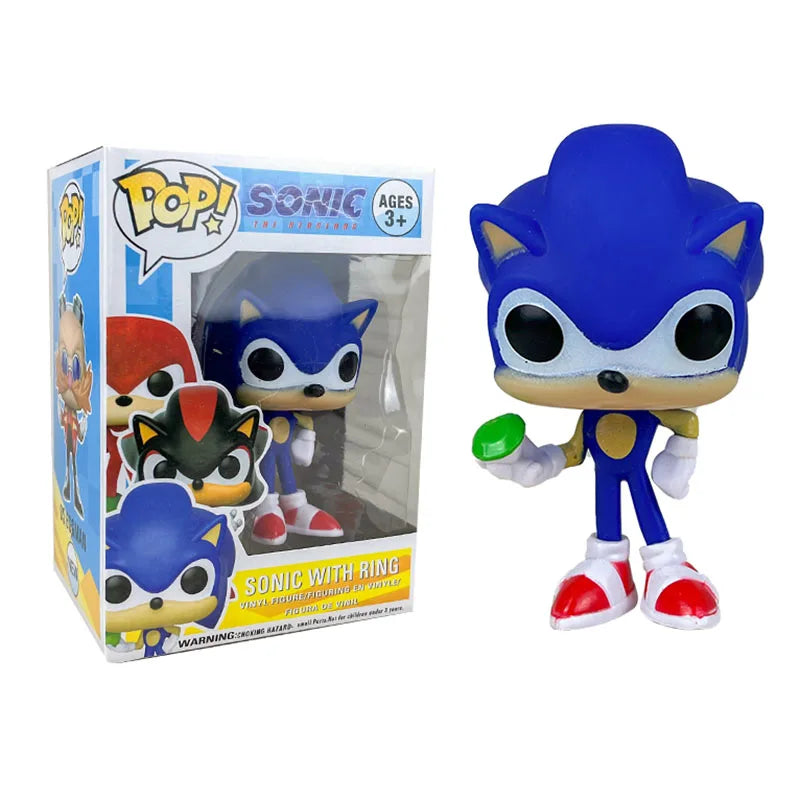 Figurine Pop Sonic avec Emeraude du Chaos Verte 10cm