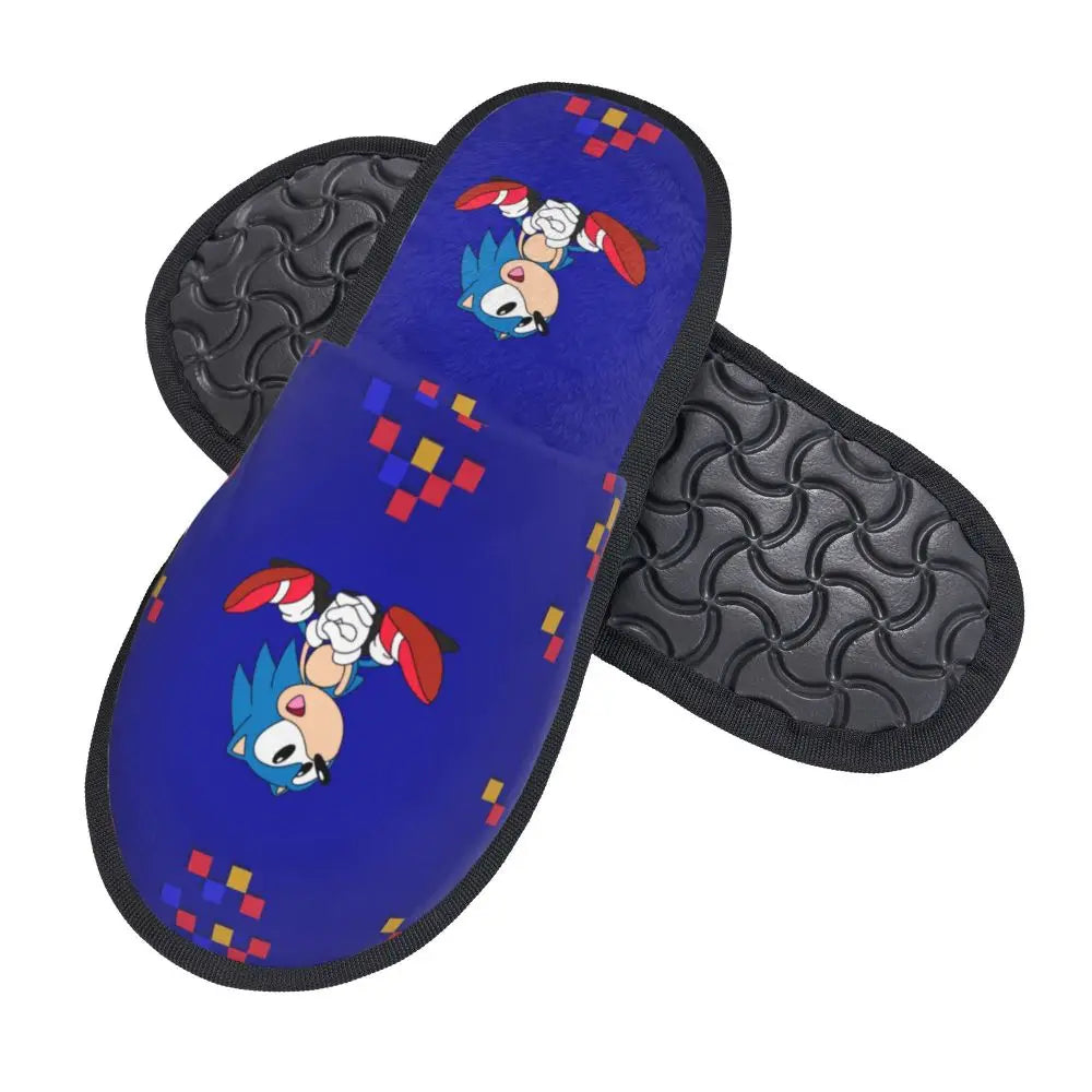 Pantoufle Sonic - Design Rétro