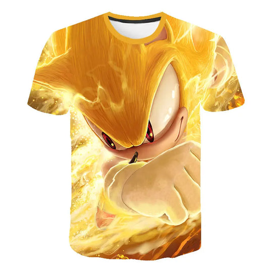 T-Shirt Super Sonic Jaune