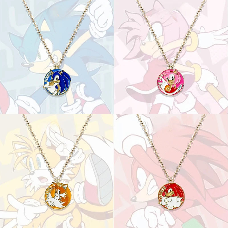 Collier Medaillon Sonic - Amy Rose