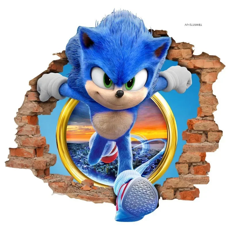 Sticker Mural Sonic