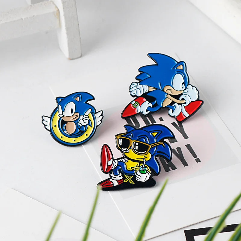 Pin's Sonic L'Herisson Bleu