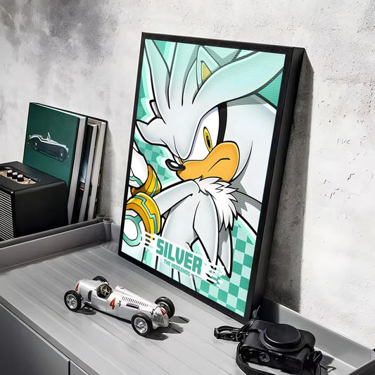 Poster Sonic - Silver