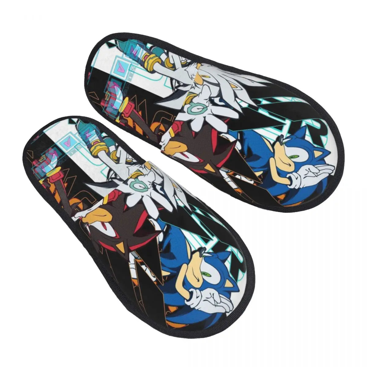 Pantoufle Sonic Shadow et Silver