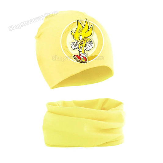 Bonnet Super Sonic avec Echarpe