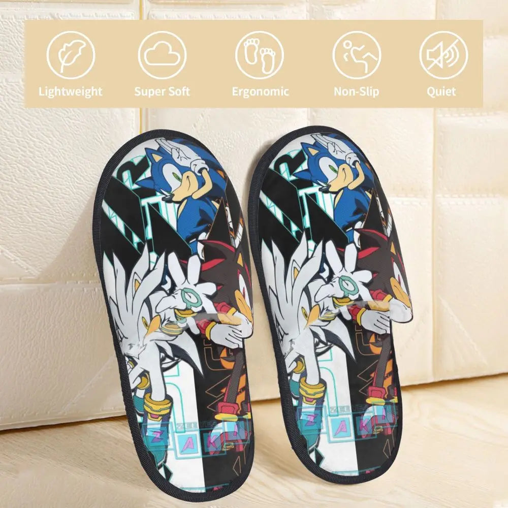 Pantoufle Sonic Shadow et Silver