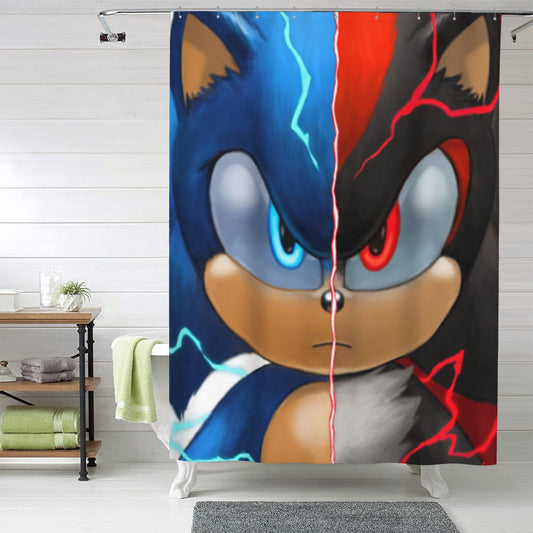 Rideau de Douche Sonic - Sonic & Shadow