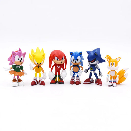 Pack Figurine Sonic - 6 Pièces