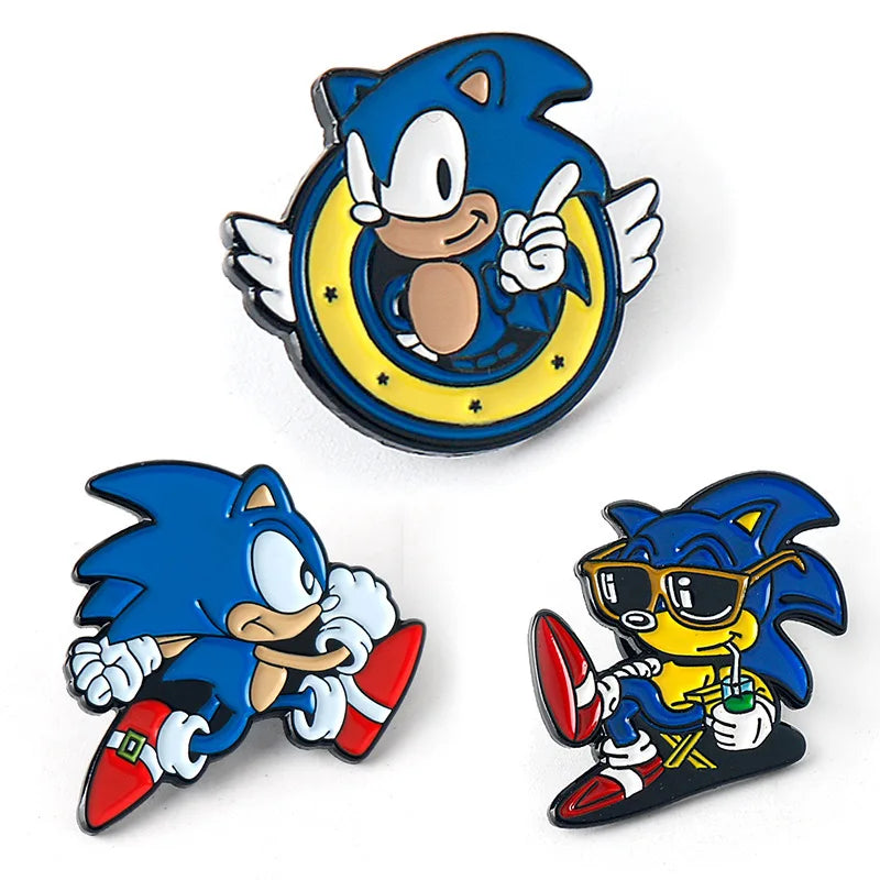 Pin's Sonic L'Herisson Bleu