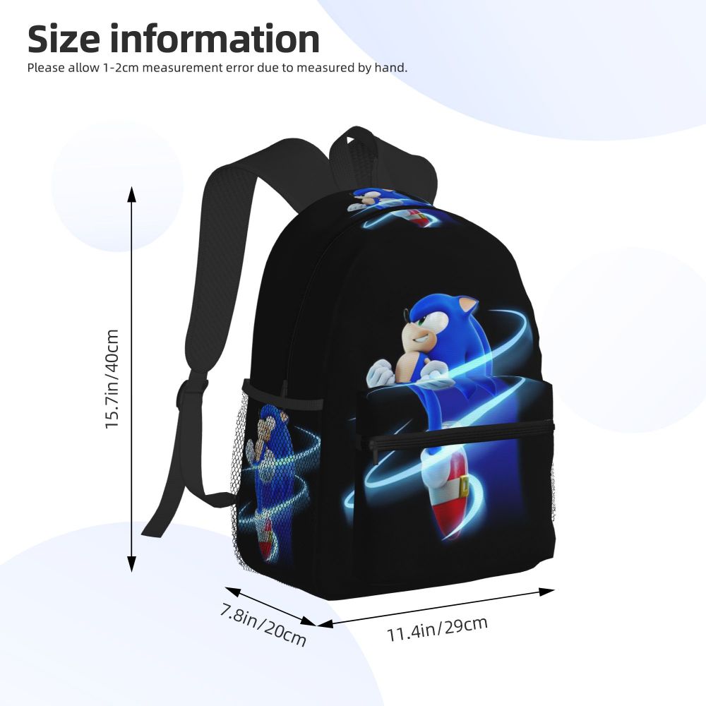 Cartable Sonic Effet Néon
