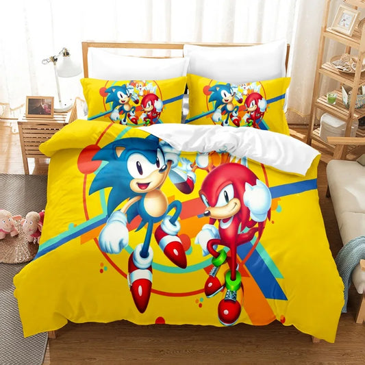 Housse de Couette Sonic Cartoon