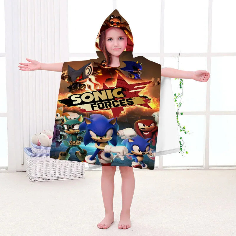 Poncho de Bain Sonic - Sonic Forces