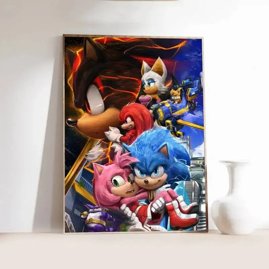 Puzzle Sonic - Shadow, Tails, Knuckles et Amy