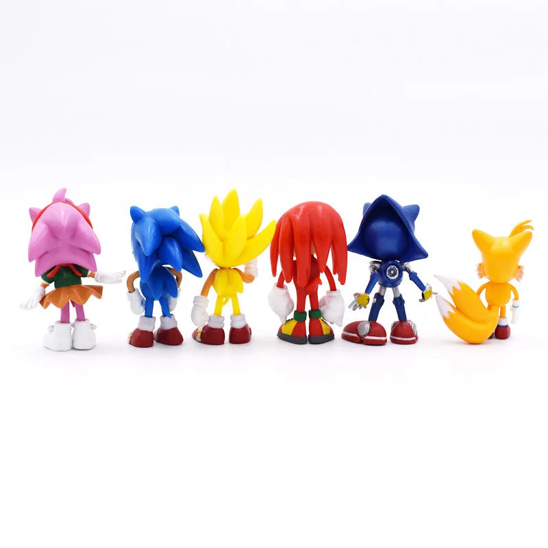 Pack Figurine Sonic - 6 Pièces