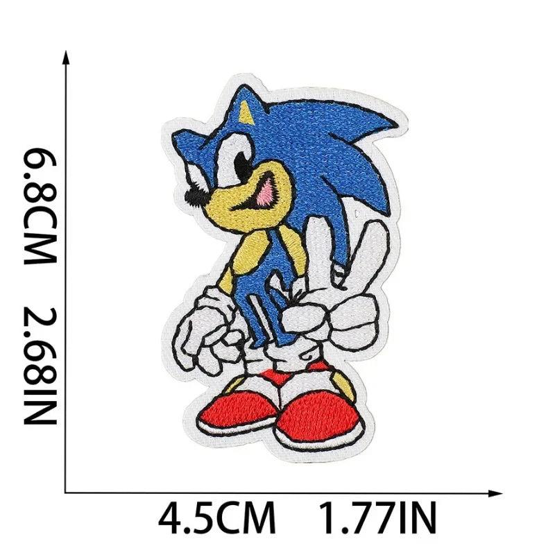 Patch Ecusson Sonic l'Herisson Bleu