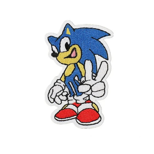 Patch Ecusson Sonic l'Herisson Bleu