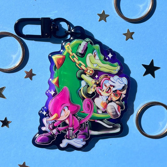 Porte-Clé Sonic en Acrylique - Team Chaotix