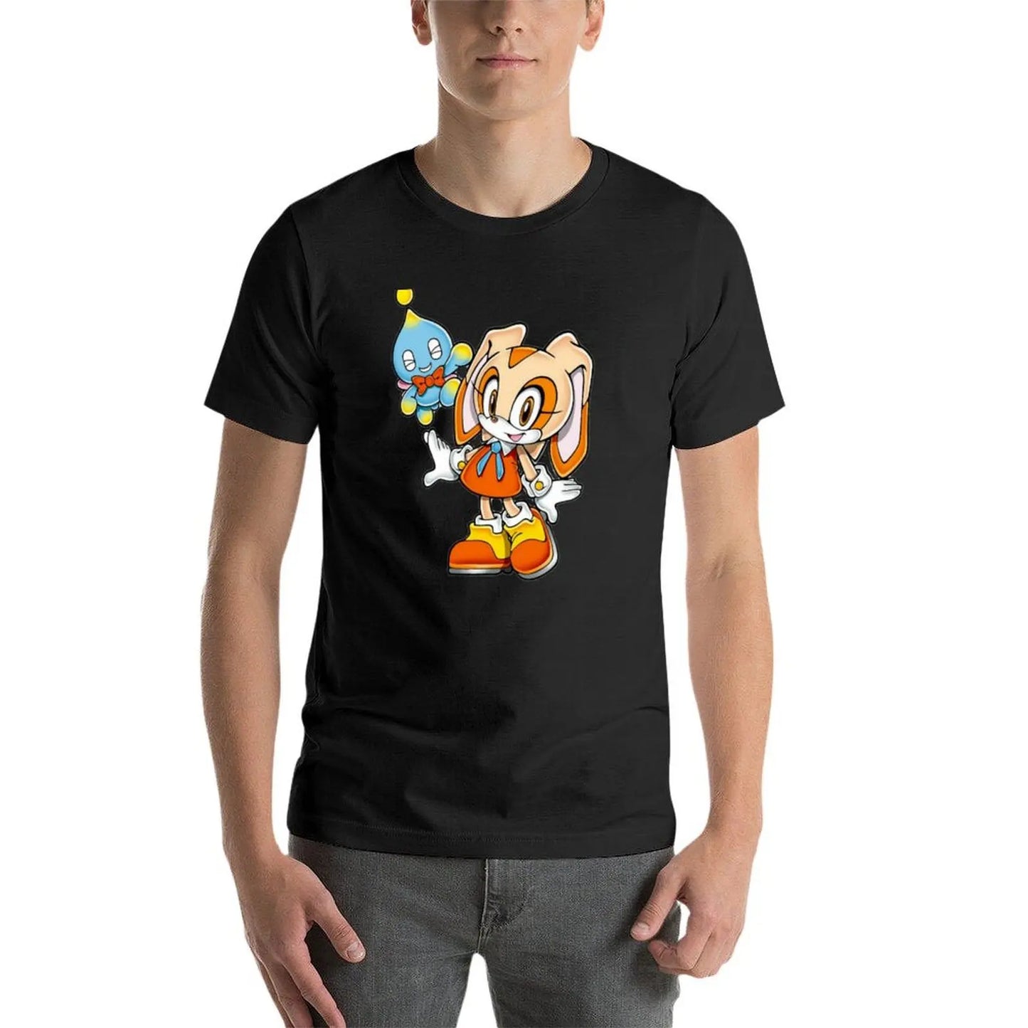 T-Shirt Sonic - Cream The Rabbit & Cheese The Chao