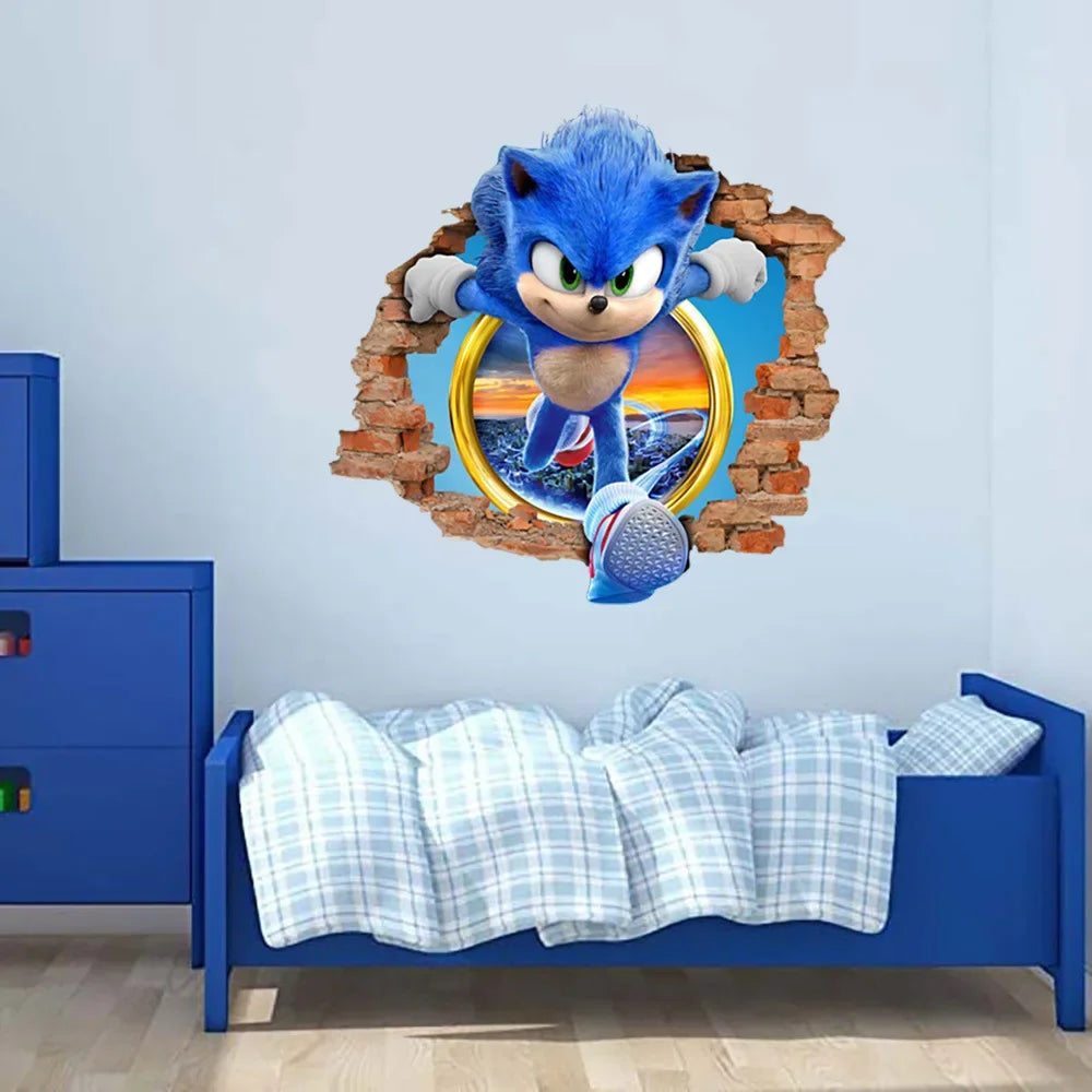 Sticker Mural Sonic