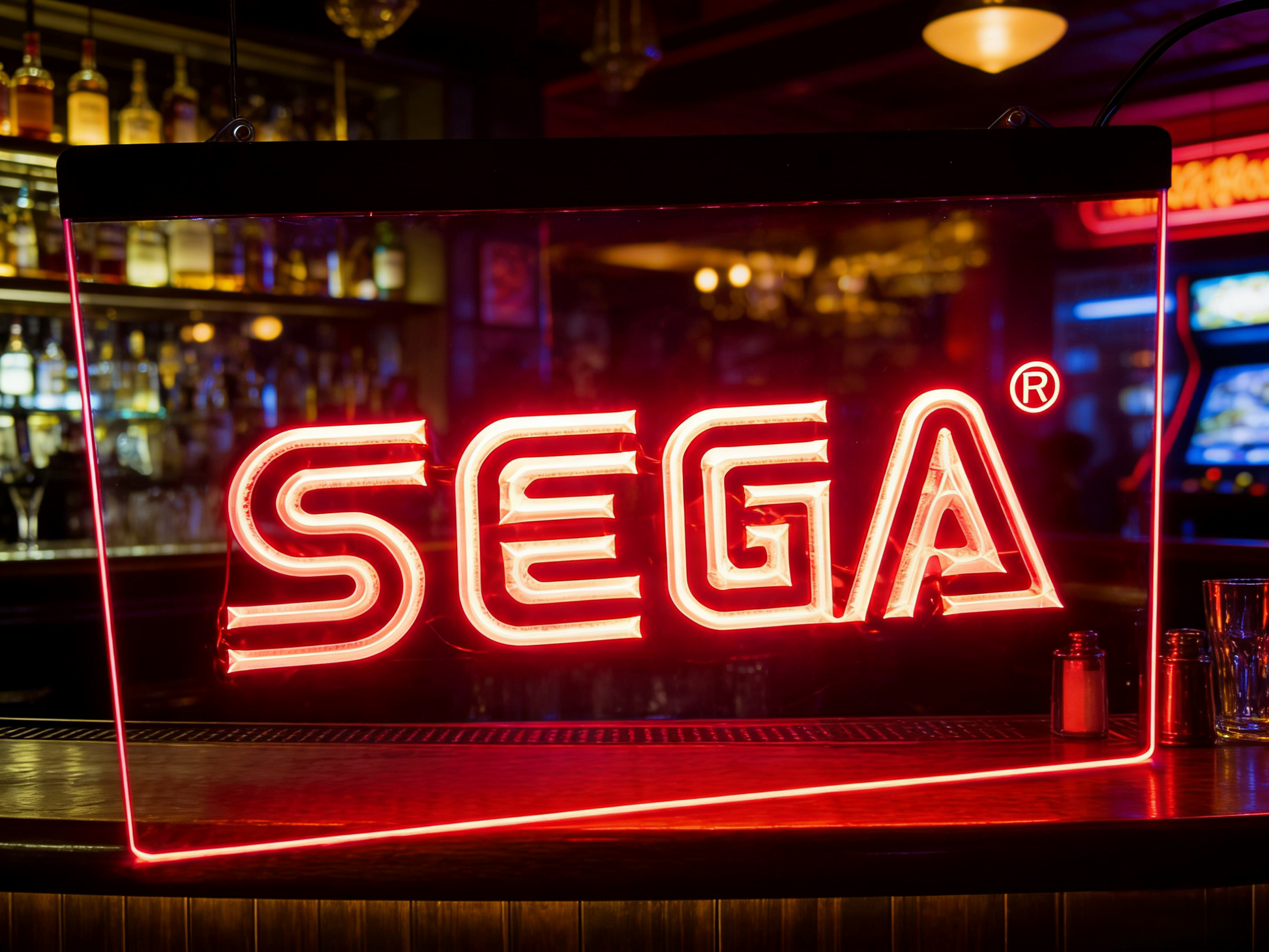 Enseigne néon SEGA LED