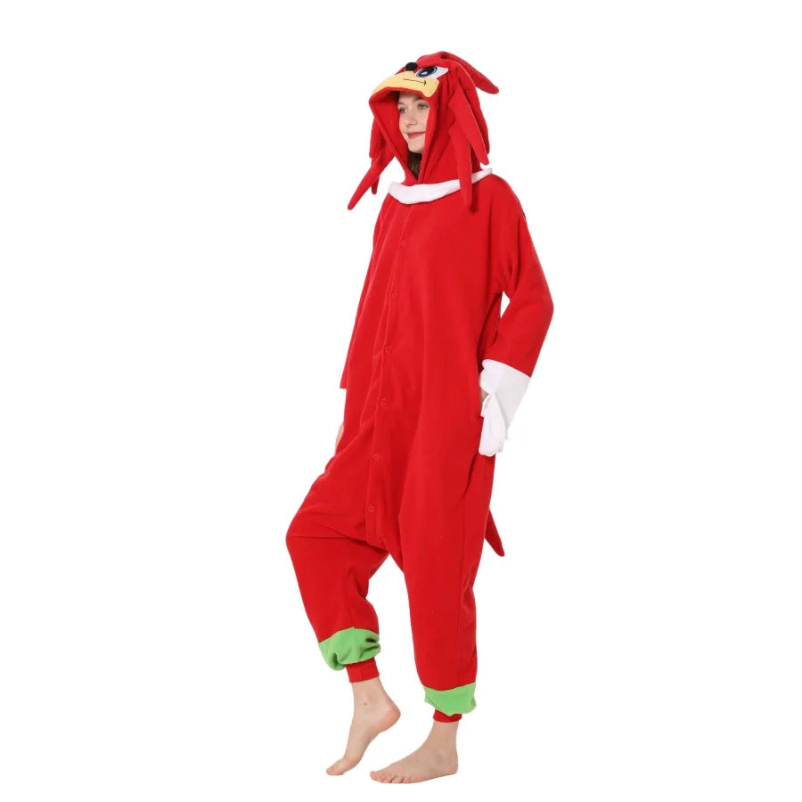 Pyjama Combinaison Sonic Rouge - Knuckles The Echidna