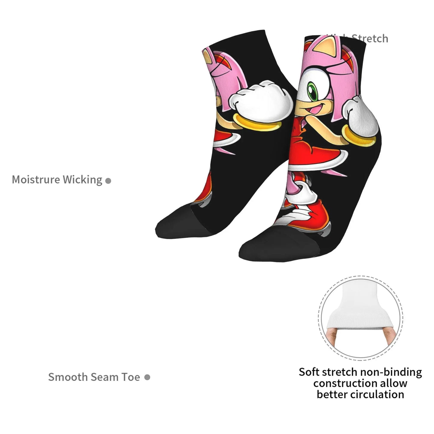 Chaussettes Sonic - Amy Rose