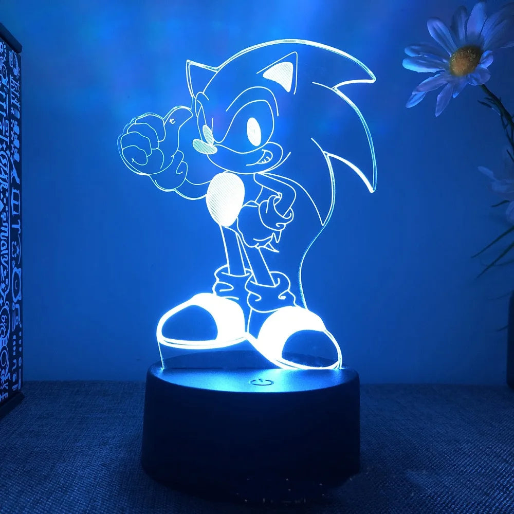 Veilleuse 3D Sonic