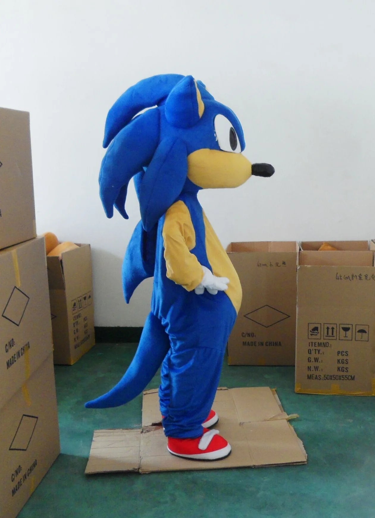 Mascotte Sonic The Hedgehog