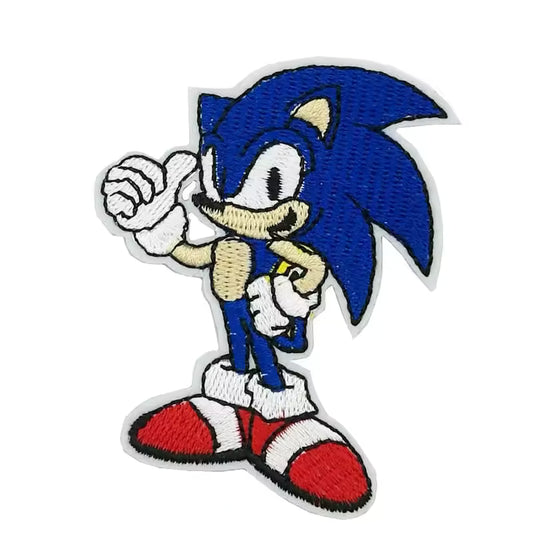 Patch Ecusson Sonic Pouce en l'Air