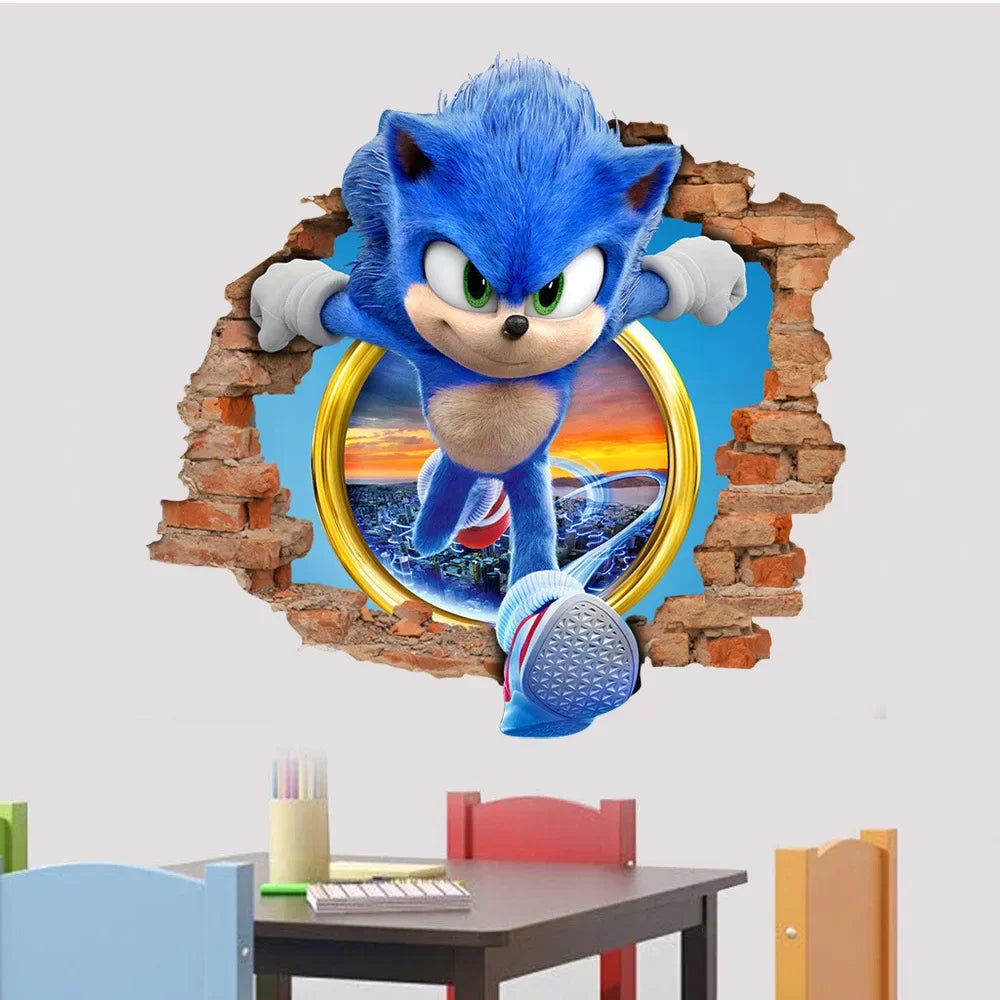 Sticker Mural Sonic