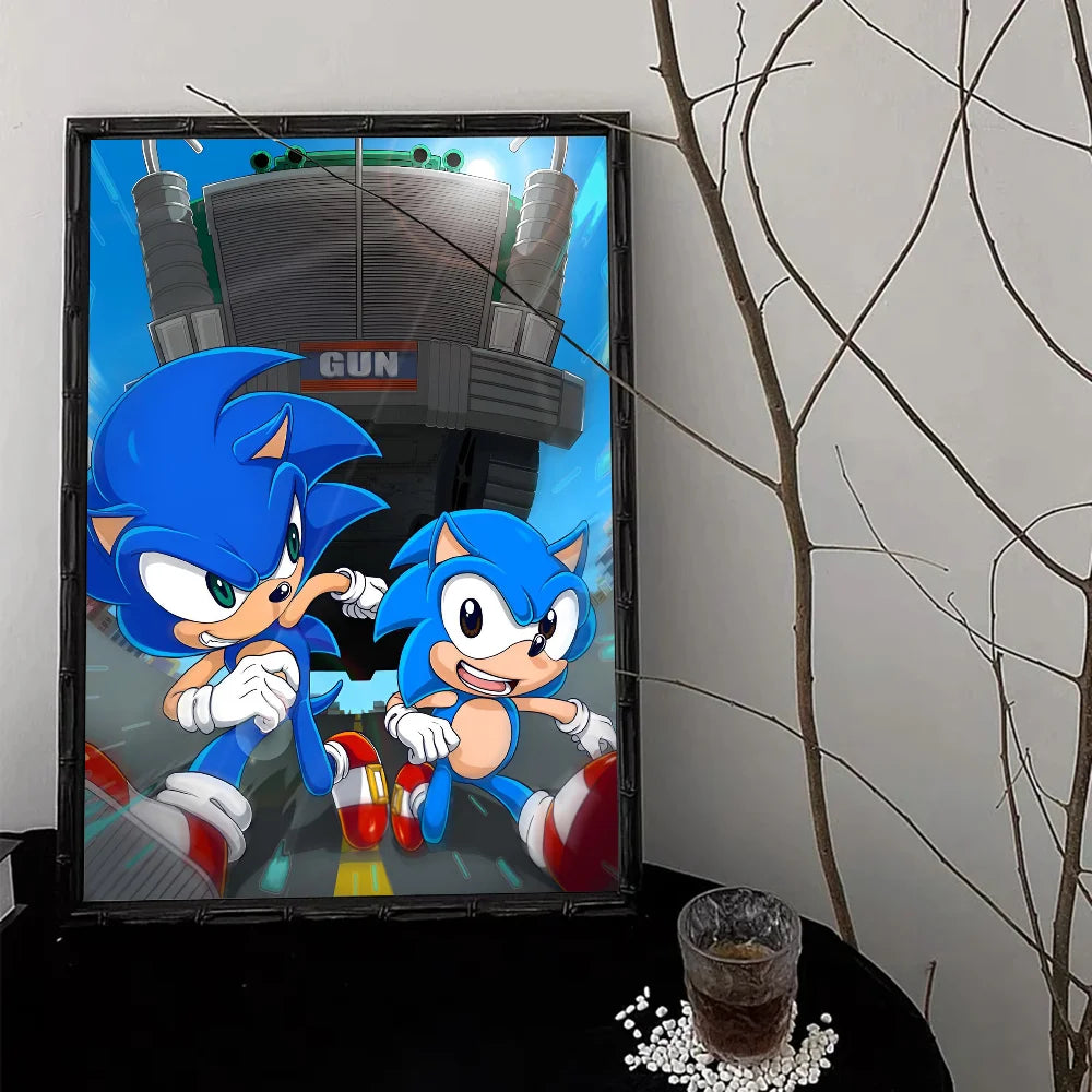 Poster Sonic vs Sonic