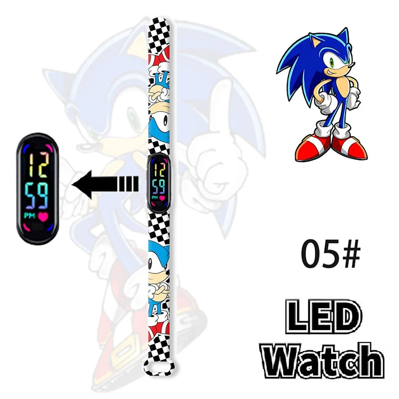 Montre Sonic Drapeau de Course