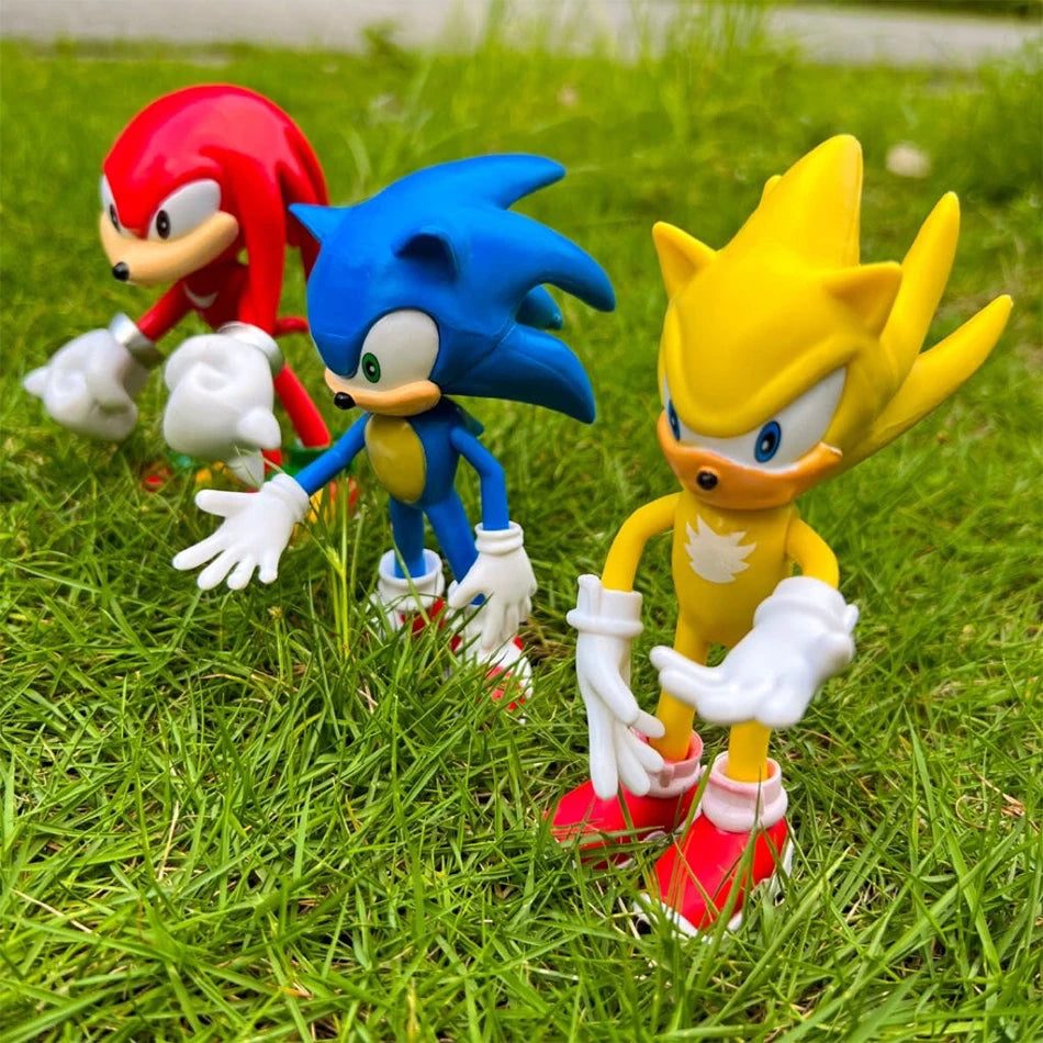 Lot 5 Figurines Personnages Sonic