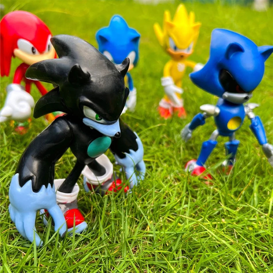 Lot 5 Figurines Personnages Sonic