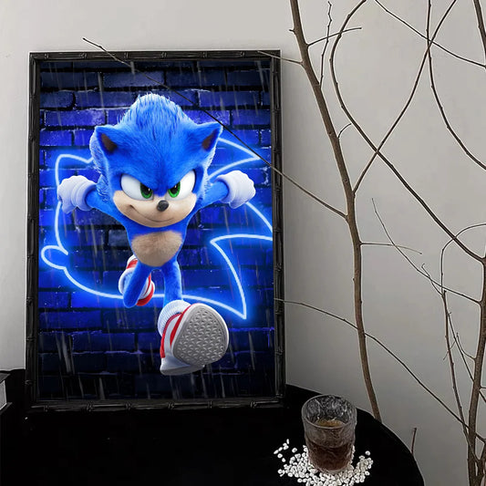 Poster Sonic qui Court