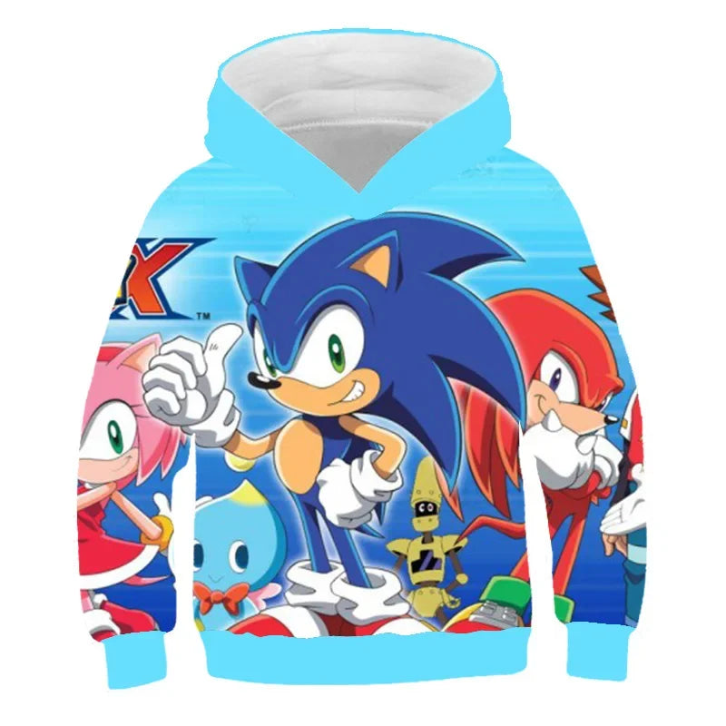 Sweat Enfant Personnages Sonic X