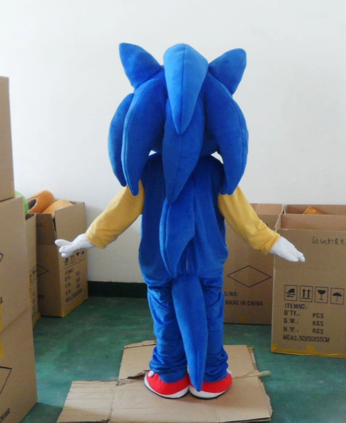 Mascotte Sonic The Hedgehog