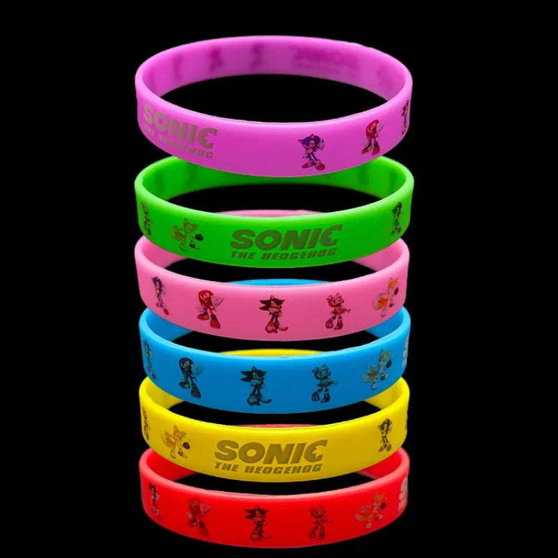 Paquete de 10 pulseras de silicona sónicas