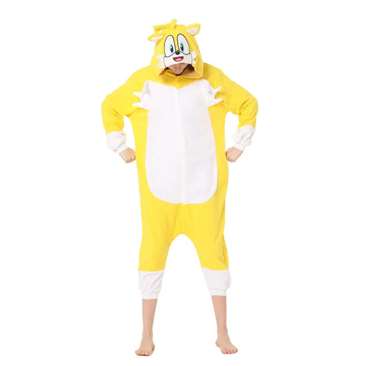 Pyjama Combinaison Sonic Jaune - Miles Tails Prower