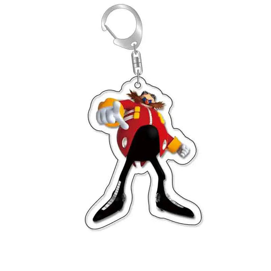 Porte-Clé Sonic en Acrylique - Méchant "Dr Eggman Robotnik"