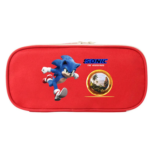 Trousse Scolaire Sonic Anneau Jaune