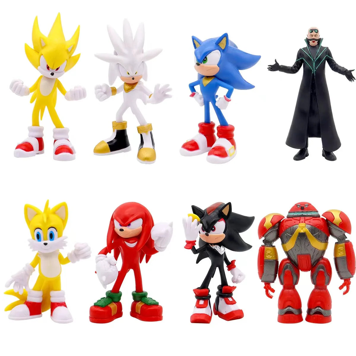 Set Figurine Sonic - 8 Pièces