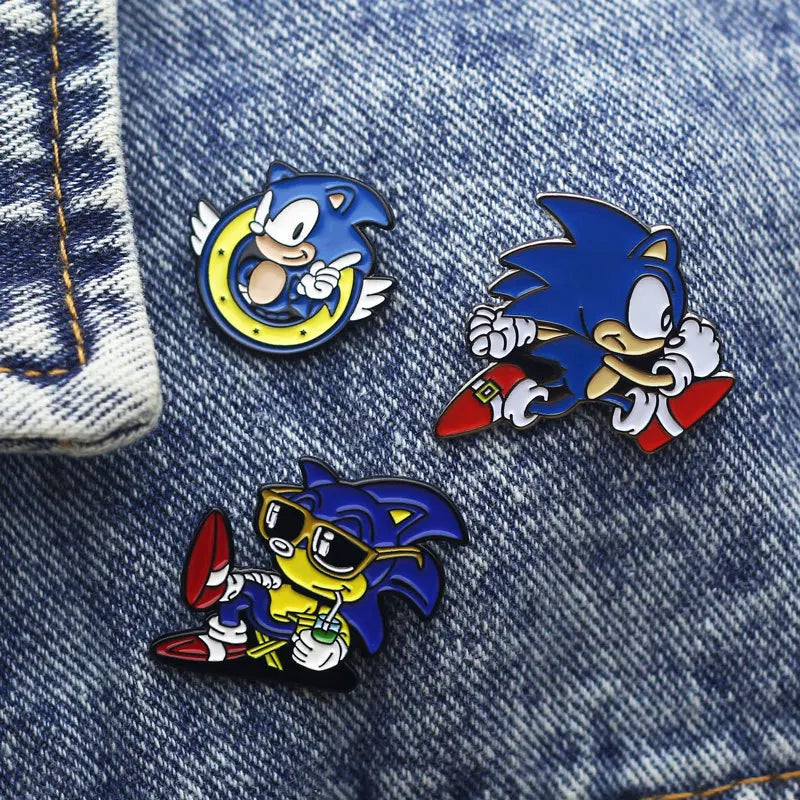 Pin's Sonic L'Herisson Bleu