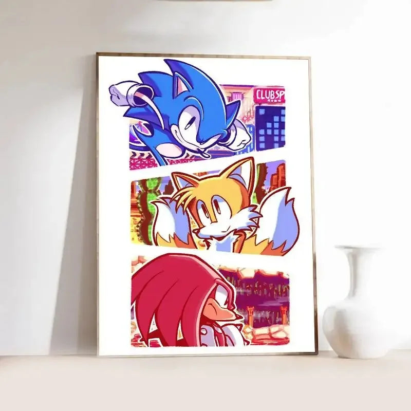 Puzzle Sonic - Sonic, Tails et Knuckles Pop Art