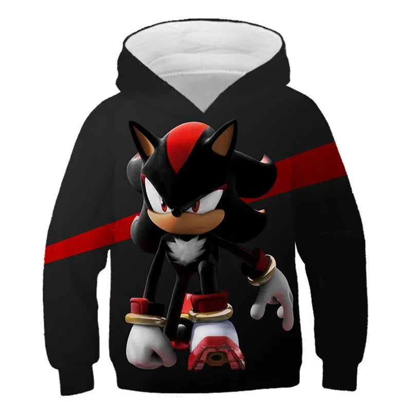 Sweat Enfant Sonic - Shadow L'Herisson Noir