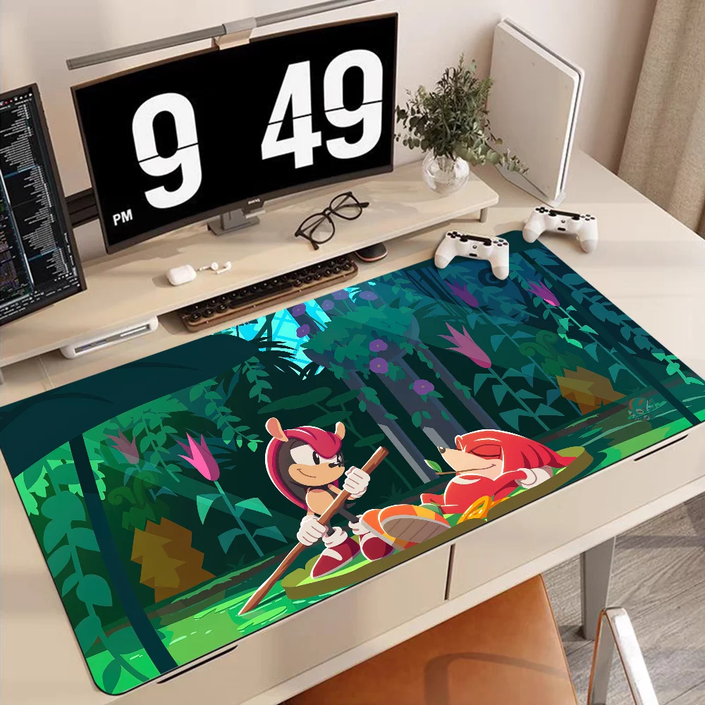 Tapis de Souris - Knuckles et Mighty en Detente 400x900x2mm