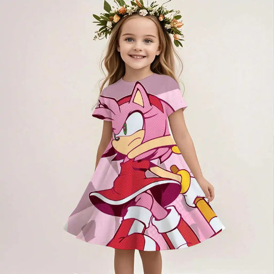 Robe Enfant Sonic - Amy Rose