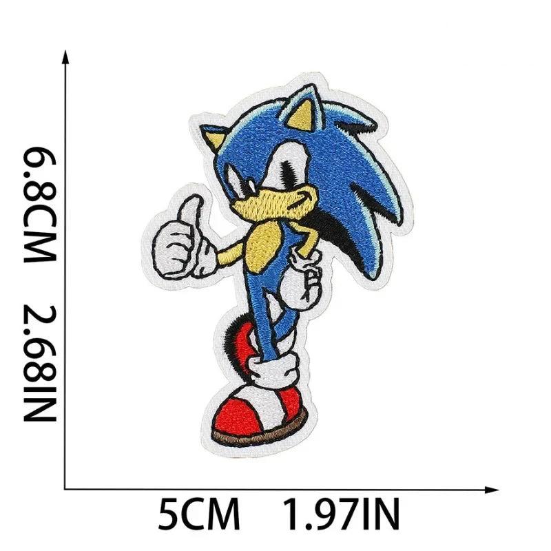 Patch Ecusson Sonic Pouce en l'Air