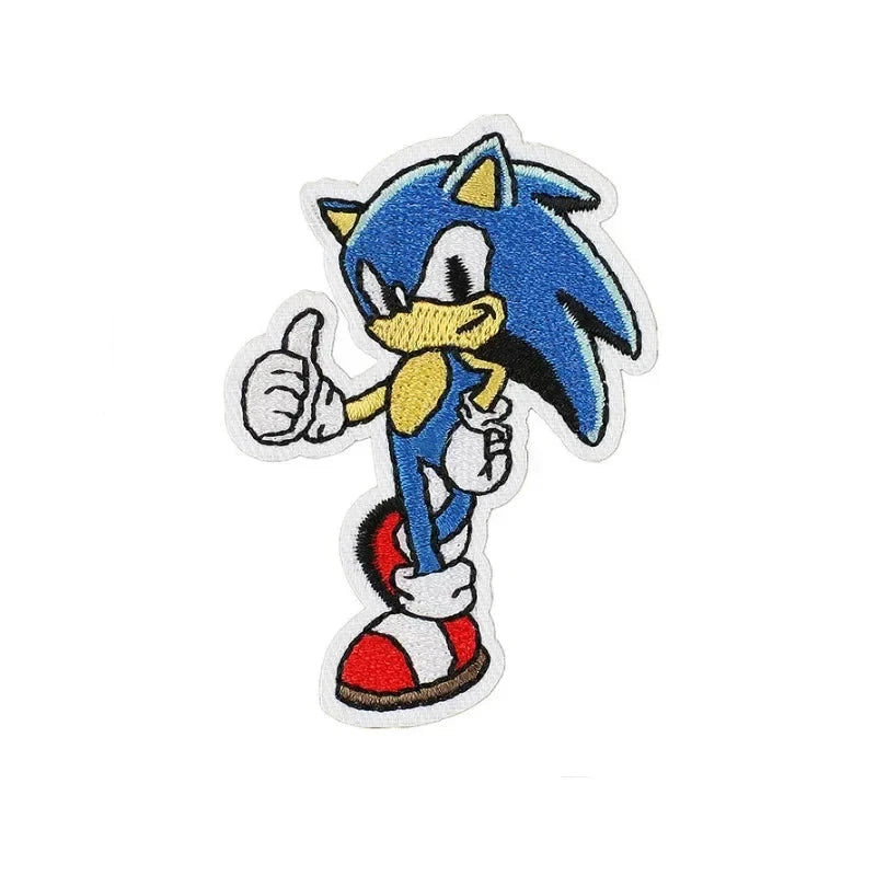 Patch Ecusson Sonic Pouce en l'Air