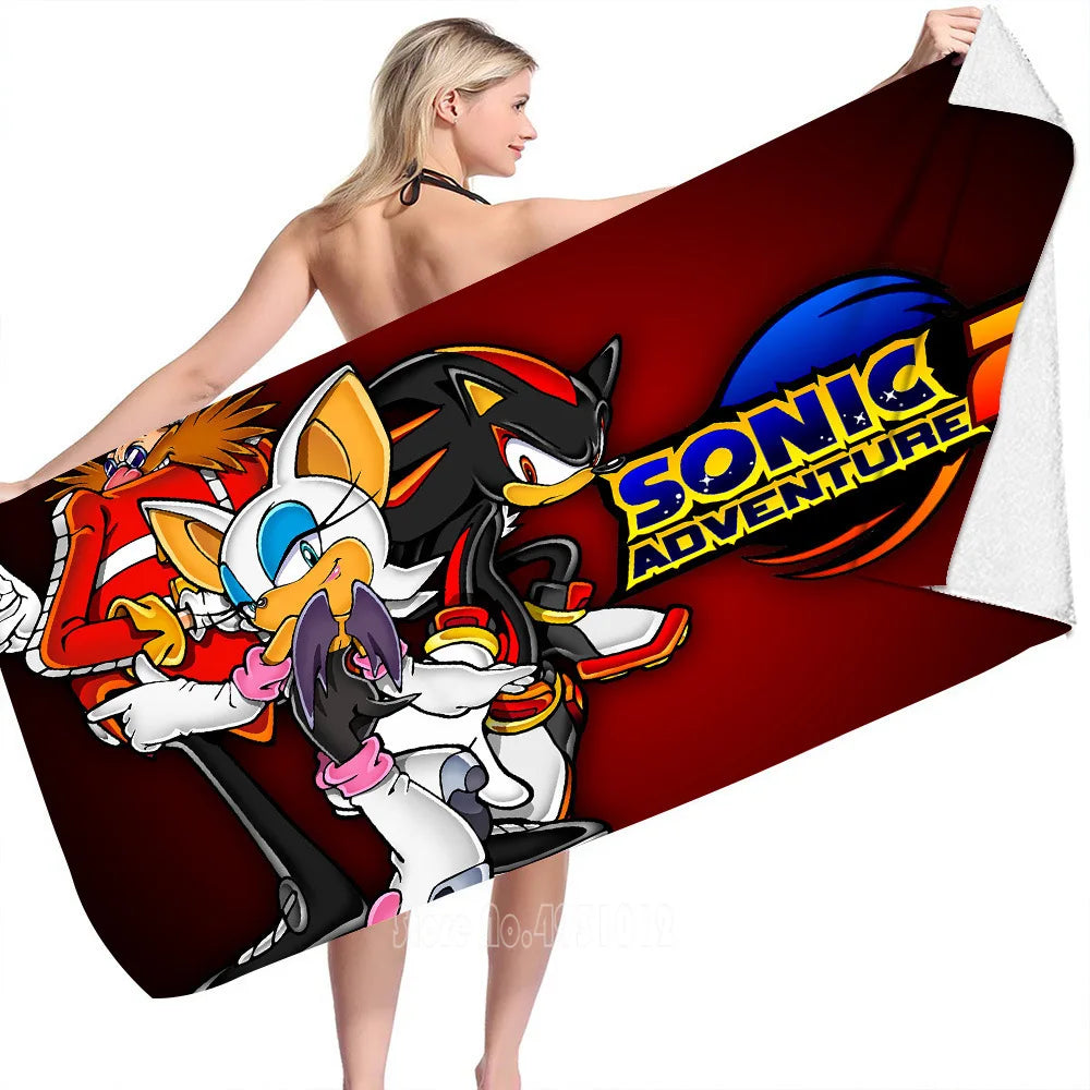 Serviette de Plage Sonic Adventure 75x150cm